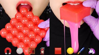 DRAGON FRUITS JELLY ASMR, WAX CANDY ASMR, BRUSH CANDY ASMR EMOJI FOOD ASMR 🖌️