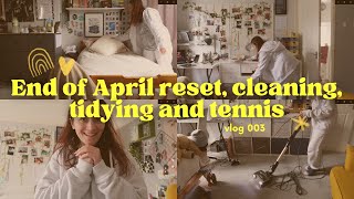 End of April Reset, Cleaning, Tidying & Tennis (Rafa Nadal)  - vlog 003 | Isobel Jones