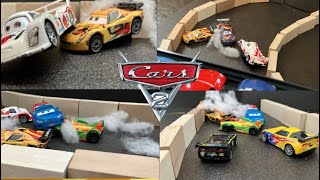 Disney Pixar Cars2 Stop motion Porto Corsa Crash scene