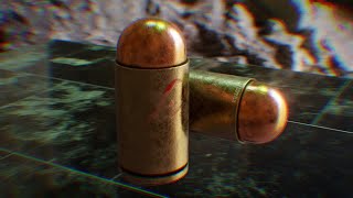 Relaxing 9mm BULLET Modeling/Texturing