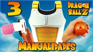 3 MANUALIDADES de DRAGON BALL (RECOPILACIÓN) | DIY Te Digo Cómo