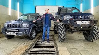 Лютый Suzuki Jimny на 39" тракторах Обзор внедорожника и история автомобиля для серьёзного оффроад