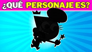 ADIVINA el Personaje de CARICATURAS por la SILUETA🧐 Adivina 50 Personajes 👀🤔  [Trivia Quiz]