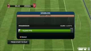 FIFA 13 SKILL GAMES Bronze Dribbling My Highest Score