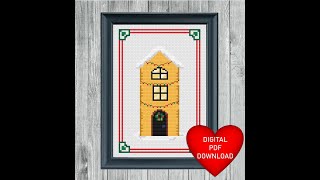 Winter House Cross Stitch Video