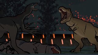 Rexy vs Therizinosaurus | Animation