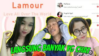 DI RUMAH AJA MENDING KITA CARI PACAR ONLINE - REVIEW APLIKASI  LAMOUR #lamour #dirumahaja