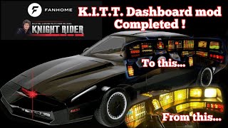 Fanhome K.I.T.T. Dashboard mod completed !