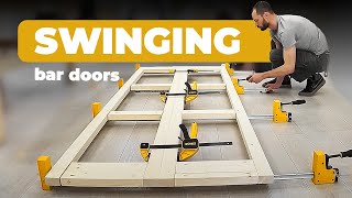 Swinging bar saloon doors CHEST'ER How to make