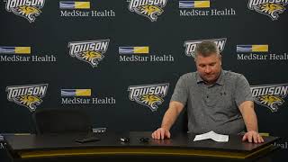 Full Press Conference Following Towson Men's Basketballs Victory Over UMASS