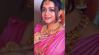 Bhavana in a beautiful bridal look💕💗#trendingshort #bhavana #love #movie