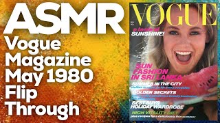 Soft Whispering ASMR Page Flipping: Exploring the May 1980 Vogue Magazine, StevenAntonyASMR