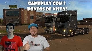 ETS 2 Multiplayer - Gameplay compartilhada com o volante caseiro [Feat. Art Power]