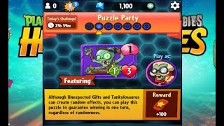 Puzzle Paty  | Daily Challenge Day 2 | 11 January 2023 | Pvz Heroes