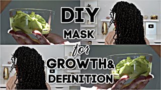 DIY Mask for Hair Growth & Definition:  Avocado Honey Mask