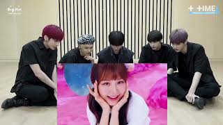 Txt reaction to Fifty Fifty 'Higher' official music video