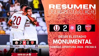 UNIVERSITARIO 2 - 0 SPORT HUANCAYO l GOLES Y RESUMEN DEL TRIUNFO CREMA l SOMOS LIDERES DEL APERTURA