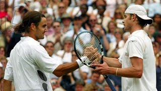 Roger Federer vs Andy Roddick 2003 Wimbledon SF Highlights