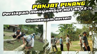 PANJAT PINANG | SEMARAK HUT RI KE 78 DI PEMKAB LABUSEL