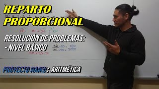 REPARTO PROPORCIONAL | PROBLEMAS BÁSICOS