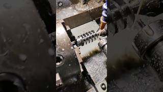 End Mill Operation and Attachment on Lathe Machine #mechanical  #shorts