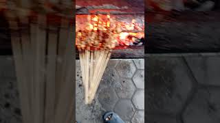 Bakar sate pakai kipas Angin