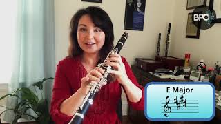 CLARINET: One octave scales with Patti DiLutis