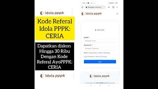 Kode Referal Bimbel Idola PPPK