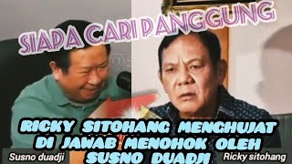 hujatan ricky sitohang di jawab menohok oleh susno duadji