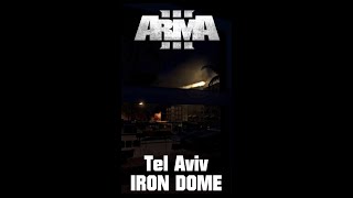 ARMA 3: Tel Aviv Iron Dome Intercepting Incoming Rockets