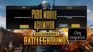 PUBG MOBİLE SUNUCU DOĞRULAMA HATASI! GİRİŞ BAŞARISIZ. Oyun açılmıyor