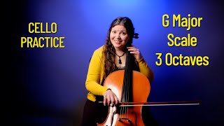 G Major Scale 3 Octaves | Cello Instructions