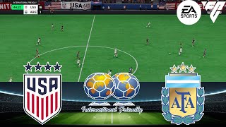 FC 24 - USA W vs Argentina W 05/9/2024 - INTERNATIONAL FRIENDLY - Gameplay PS5