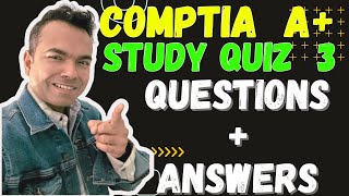 IT STUDY QUIZ #003 | QUESTIONS AND ANSWERS FOR CAREER IN I.T.