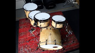 DEMO - Scandinavian Birch over Mahogany Birch Drums