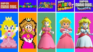 Evolution of Playable Princess Peach in Super Mario Games And Fan Games (1985-2024)