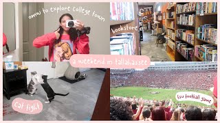 exploring fsu and college town | tallahassee trip - part two | travel vlog