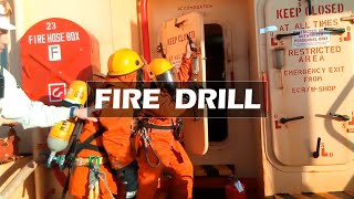 FIRE DRILL on-board ship | SHIP VLOG 07