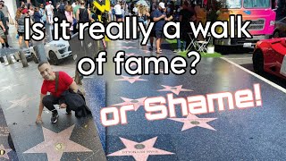 THE WALK OF FAME IN LOS ANGELES CALIFORNIA