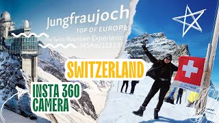 Breathtaking 360° Panoramic View of Jungfrau: Switzerland's Majestic Alpine Peak