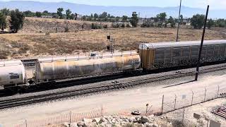 UP 6939 Departing Eastbound Manifest Train at West Colton Yard