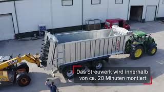 #fliegl ASW 381 mit Streuwerk V2