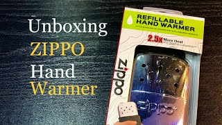 Unboxing Zippo Hand Warmer