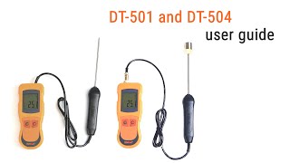 DT-501 and DT-504 user guide