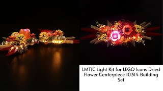 LMTIC Light Kit for LEGO Icons Dried Flower Centerpiece 10314 Building Set