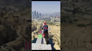 GTA 5 Ragdolls Spiderman Jumps/Fails (Euphoria Physics) #shorts #recommended