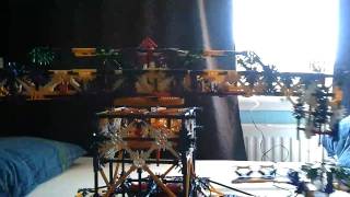 Knex Twister / Sizzler Test Run (Powered by 2 Solar Power Motors)