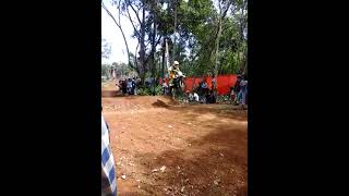 Gastrack motor cross bebek 2T yamaha disirkuit arena tanjung karet bengkulu utara