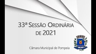 33ª Sessão Ordinária de 2021