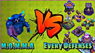 M.O.M.M.A Pekka Vs All Defenses | Clash of Clans #supercell #pekka #cocnewupdate